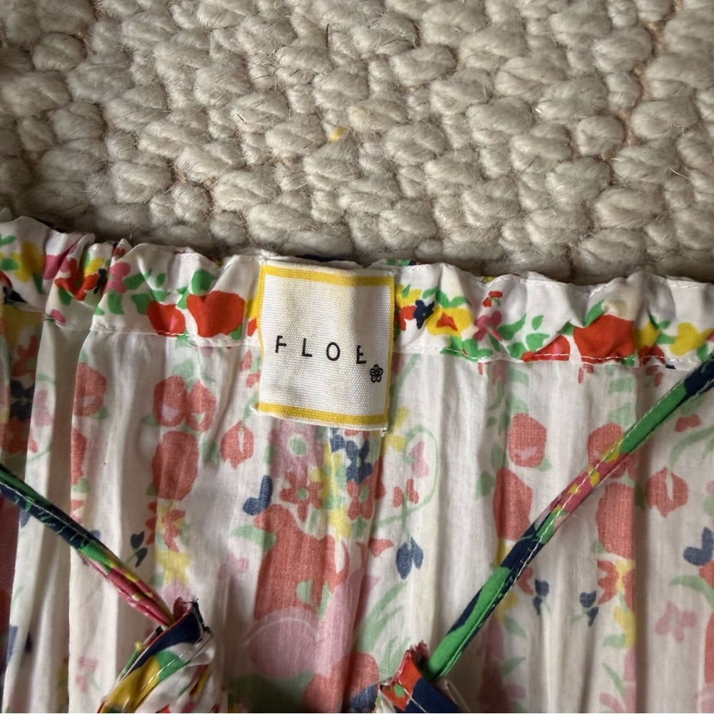 Floral Tiered Maxi Dress with Ruffle Hem - Multicolor - Picture 3 of 5